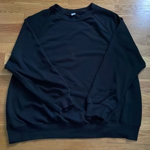 Black Oversized Sweatshirt